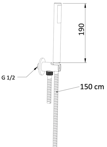 Душевой гарнитур Mariani B37241UM