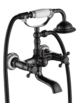 Смеситель для ванны Rea Rustico black matt B0701