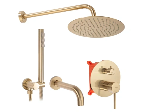 Душевая система Rea Lungo Gold Matt P6609