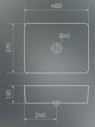 Умывальник Gid N9103