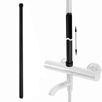 Удлинитель для душевой стойки Rea black matt K6650