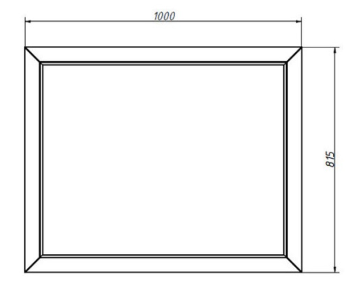 Зеркало Caprigo Albion Promo 100-120 33332-113.000.00.05
