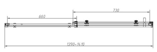 Душевой уголок Vincea Como-N VSR-4CN1014CGB