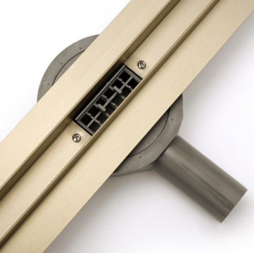 Трап для душа Rea Neo Slim Pro 600 Gold Mirror G5698