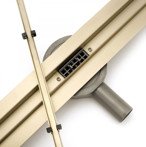 Трап для душа Rea Neo Slim Pro 600 Gold Mirror G5698