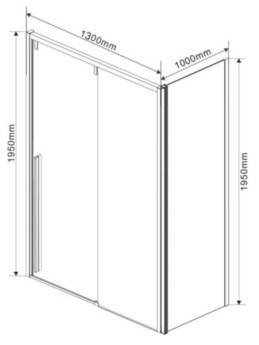 Душевой уголок Vincea Lugano VSR-1L1013CL-1