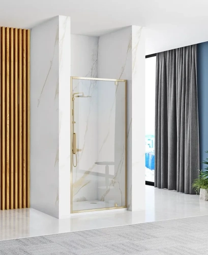 Душевая дверь Rea Rapid Swing gold 90 K5618