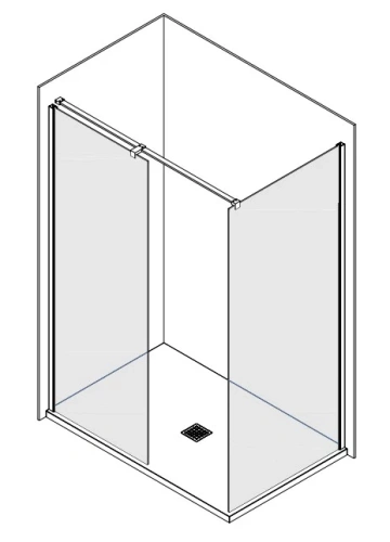 Душевой уголок Kolpa-San Calypso WIN 160x80 black transparent 517700