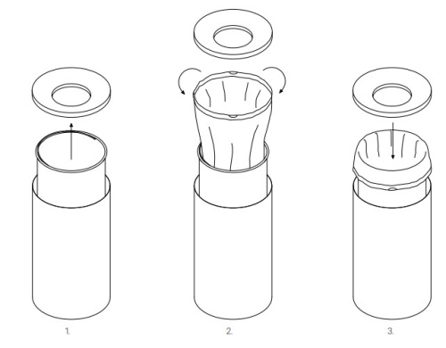 Мусорный бак с внутренним ведром Decor Walther DW 240 0615660