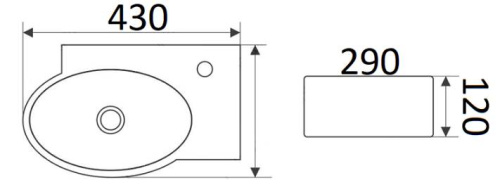 Умывальник CeramaLux 9100L