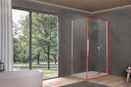 Душевая дверь Kolpa-San Polaris D 120-L silver brill transparent 515670