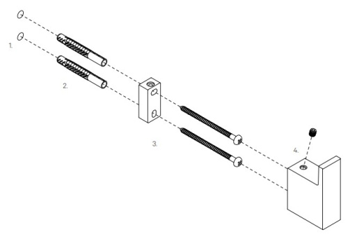 Крючок Decor Walther Contract HAK1 0650377