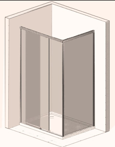 Душевой уголок Vincea Garda VSR-1G9014CLB
