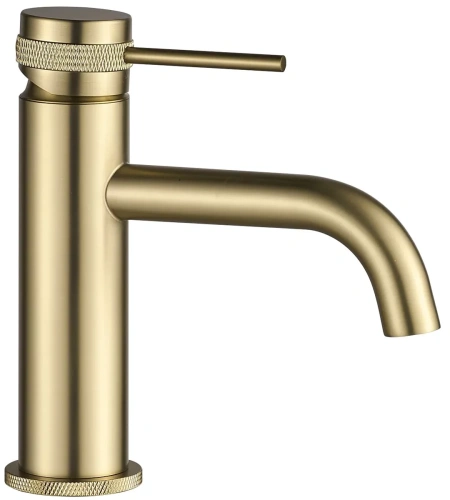 Смеситель для умывальника Rea Lungo Grip gold matt B6950