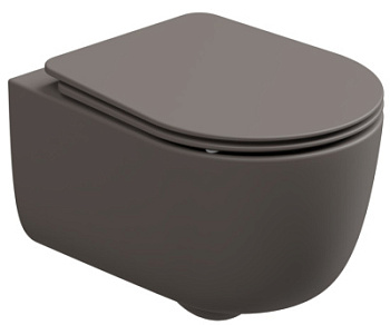 Унитаз подвесной GSG Ceramic Design Hit! Tortora Matt HIWCSO029