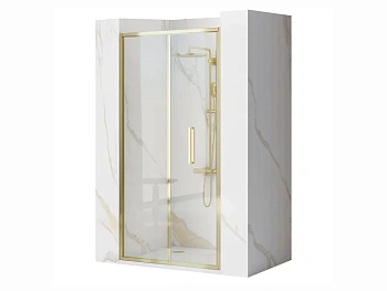 Душевая дверь Rea Rapid Fold gold 90 K4129