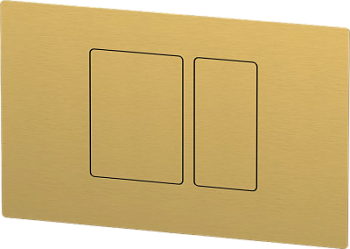 Кнопка смыва Remer RB820BG золото брашированное