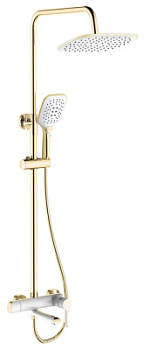 Душевая система Rea Melia white gold P2406