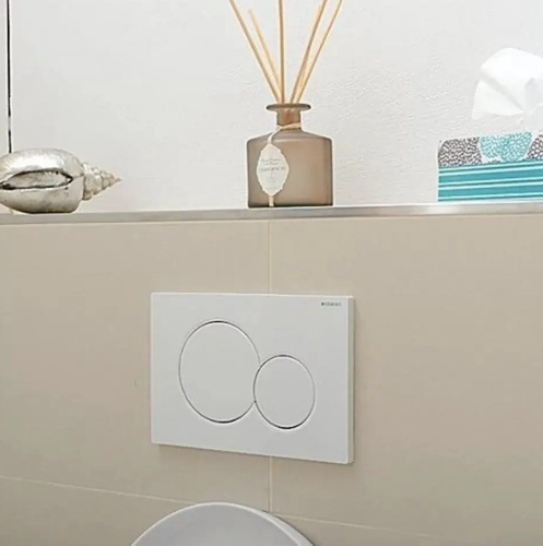 Кнопка смыва Geberit SIGMA 01 115.770.11.5 белый матовый