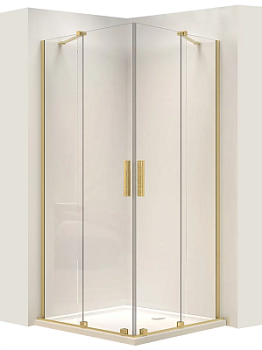 Душевой уголок Rea Montana Gold Brush 80x100 K6635