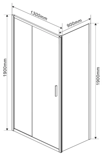 Душевой уголок Vincea Garda VSR-1G9013CLGM