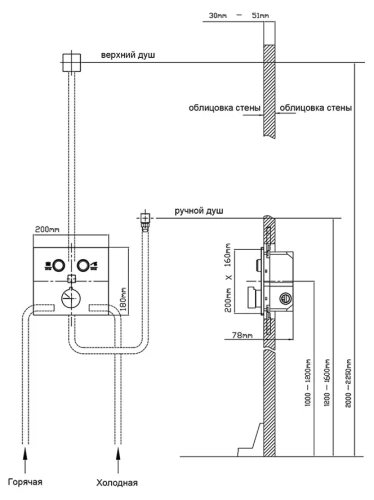 Душевая система Vincea VSFW-4211RGM