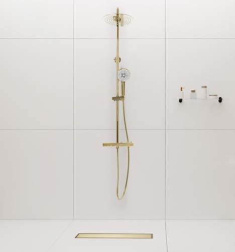 Трап для душа Rea Neo&Pure 700 N Pro Mirror Gold G5600