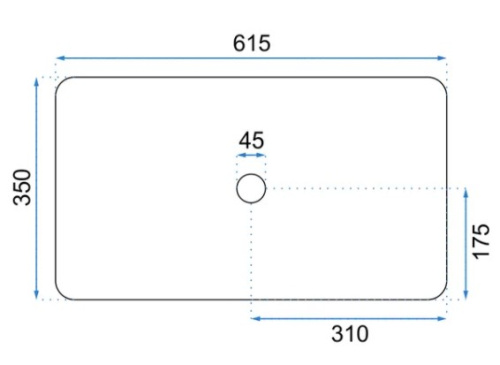 Умывальник Rea Denis U4800