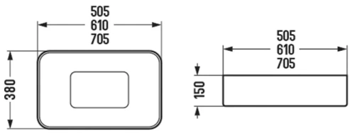 Умывальник Vincea VBS-50470
