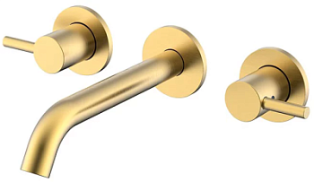 Смеситель для раковины Nemo Round NM-2316BG brush gold