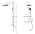 Душевая система Vincea Inspire VSFS-3I11W Душевая система Vincea Inspire VSFS-3I11W