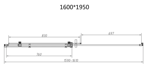 Душевой уголок Vincea Como-N VSR-4CN8016CL