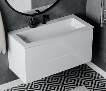 Тумба подвесная Vela Бриз 100П под Luxor TU21104