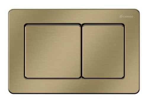 Кнопка для инсталляции Caprigo BRICKS Steel бронза BS003-vot