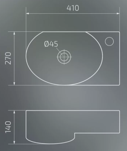 Умывальник Gid N9273L