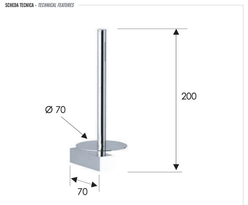 Бумагодержатель Remer SQ SQ62CR