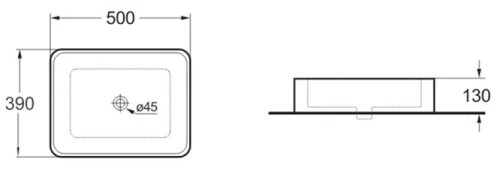 Умывальник Vincea VBS-105MA