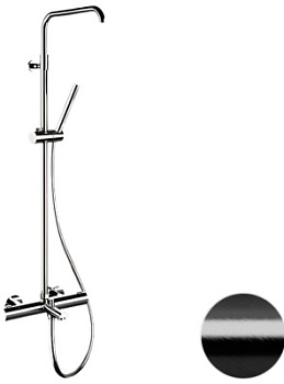 Душевая система Remer Elegance EQ34A7MMSSOFCFP, черный брашированный хром