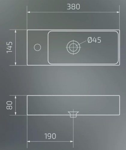 Умывальник Gid N9271R