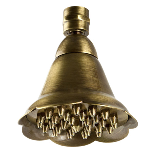 Верхний душ с шарнирным соединением 10 см Remer 359BEVOX, бронза