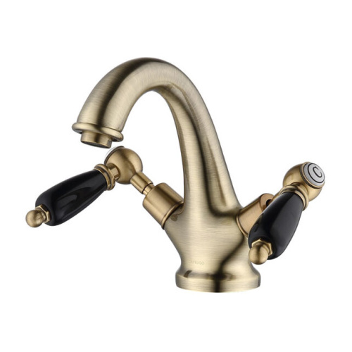 Смеситель для умывальника Caprigo Adria-classic Black Edition 03B-520-VOT