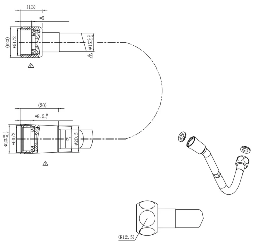 Душевая система Vincea Inspire VSFW-433TI5RCH