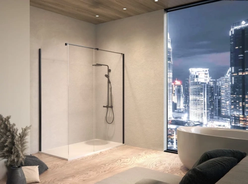 Душевой уголок Kolpa-San Calypso WIN 160x80 black transparent 517700