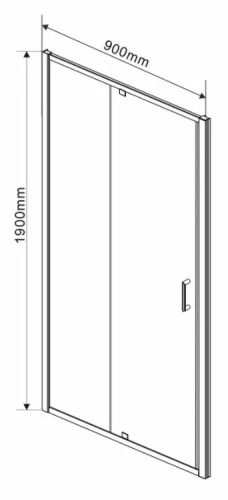 Душевая дверь Vincea Intra VDP-1I8090CL