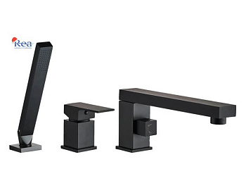 Смеситель для ванны Rea Glen Black B6630