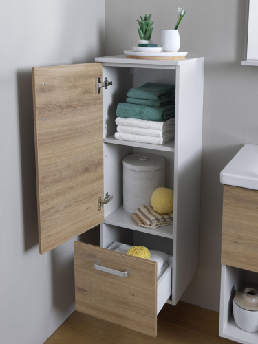 Пенал подвесной Kolpa-san Evelin E 1021 37 Gray oak 574020