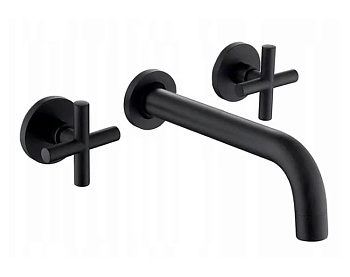 Смеситель для умывальника Rea Exit Black B8000