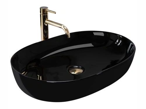 Умывальник Rea Cleo 61 black U6757