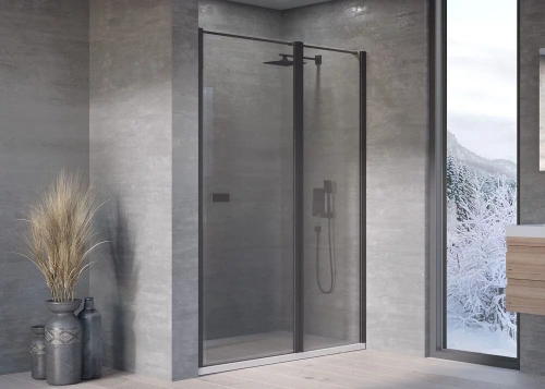 Душевая дверь Kolpa-San Andromeda N 140 black transparent 516790