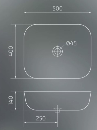 Умывальник Gid D1302